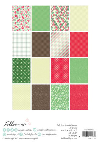 Creative Craftlab Friendz Home For Xmas A5 Paper Pad (CCL-FR-DPP256) Creative Craftlab Friendz Home For Xmas A5 Paper Pad (CCL-FR-DPP256)