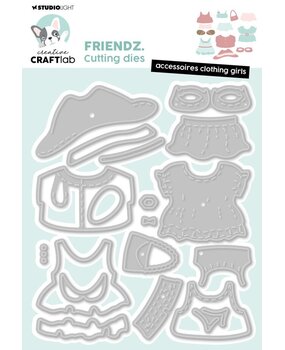 Creative Craftlab Friendz Dies Accessoires Clothing Girls (CCL-FR-CD912) Creative Craftlab Friendz Dies Accessoires Clothing Girls (CCL-FR-CD912)