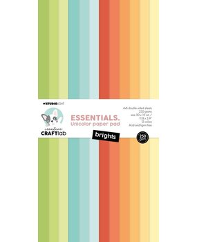 Creative Craftlab Essentials Brights Slimline Unicolor Paper Pad (CCL-ES-UPP255) Creative Craftlab Essentials Brights Slimline Unicolor Paper Pad (CCL-ES-UPP255)