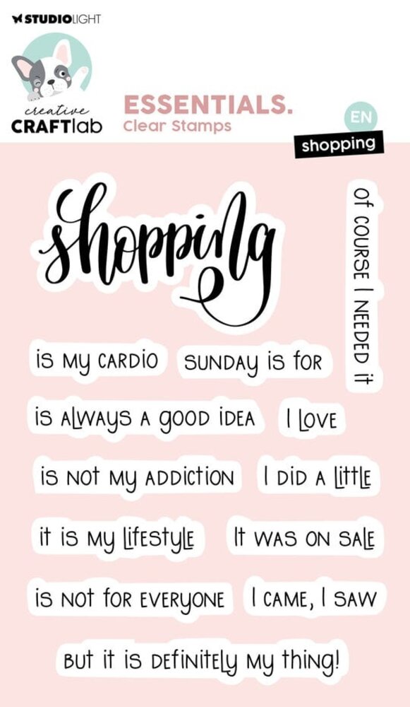 Creative Craftlab Essentials Clear Stamp Shopping (CCL-ES-STAMP758) Creative Craftlab Essentials Clear Stamp Shopping (CCL-ES-STAMP758)