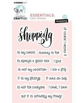 Creative Craftlab Essentials Clear Stamp Shopping (CCL-ES-STAMP758) Creative Craftlab Essentials Clear Stamp Shopping (CCL-ES-STAMP758)