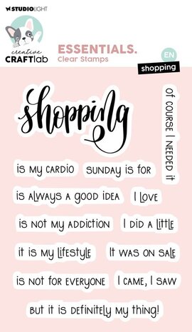 Creative Craftlab Essentials Clear Stamp Shopping (CCL-ES-STAMP758) Creative Craftlab Essentials Clear Stamp Shopping (CCL-ES-STAMP758)