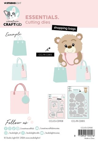 Creative Craftlab Essentials Dies Shopping Bags (CCL-ES-CD908) Creative Craftlab Essentials Dies Shopping Bags (CCL-ES-CD908)