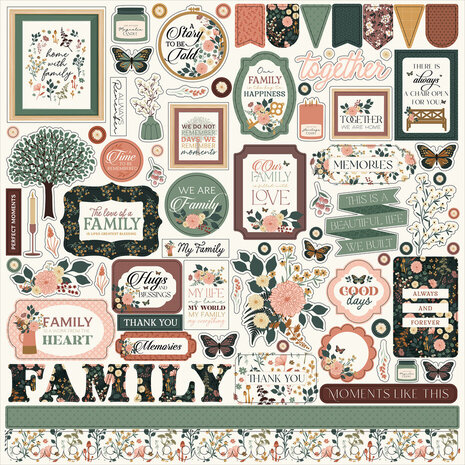 Echo Park Family 12x12 Inch Mega Bundle (FAM403050) Echo Park Family 12x12 Inch Mega Bundle (FAM403050)