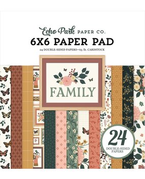 Echo Park Family 6x6 Inch Paper Pad (FAM403023)