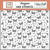Echo Park Family Butterflies And Stems Stencil (FAM403033)
