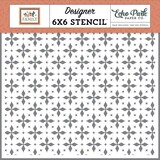 Echo Park Family Geometric Flower Stencil (FAM403034)*