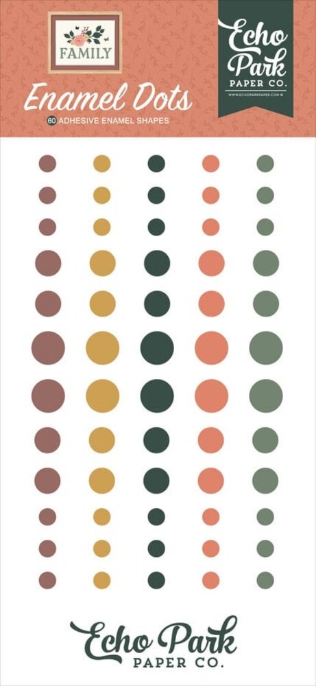 Echo Park Family Enamel Dots (FAM403028) Echo Park Family Enamel Dots (FAM403028)