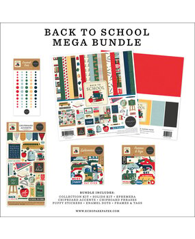 Carta Bella Back To School 12x12 Inch Mega Bundle (CBBTS401050) Carta Bella Back To School 12x12 Inch Mega Bundle (CBBTS401050)