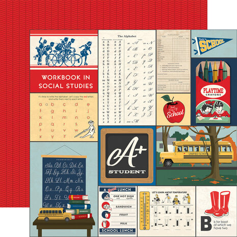Carta Bella Back To School 12x12 Inch Collection Kit (CBBTS401016)