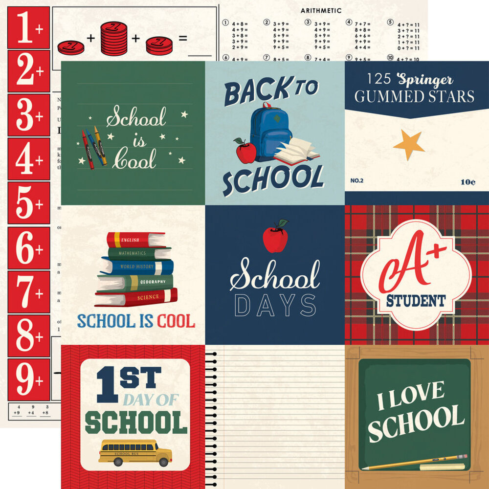 Carta Bella Back To School 12x12 Inch Collection Kit (CBBTS401016)