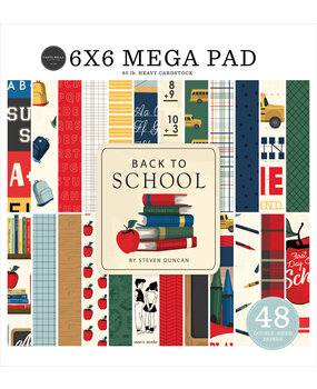 Carta Bella Back To School 6x6 Inch Mega Pad (CBBTS401031) Carta Bella Back To School 6x6 Inch Mega Pad (CBBTS401031)