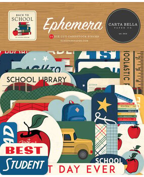 Carta Bella Back To School Ephemera (CBBTS401024) Carta Bella Back To School Ephemera (CBBTS401024)