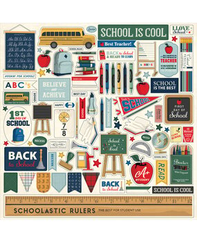 Carta Bella Back To School 12x12 Inch Element Sticker (CBBTS401014) Carta Bella Back To School 12x12 Inch Element Sticker (CBBTS401014)