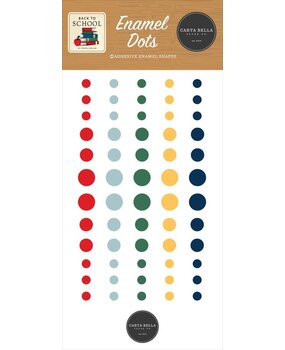 Carta Bella Back To School Enamel Dots (CBBTS401028) Carta Bella Back To School Enamel Dots (CBBTS401028)