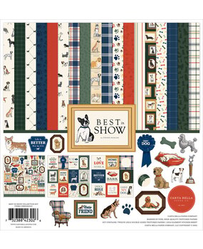 Carta Bella Best In Show 12x12 Inch Collection Kit (CBBIS402016) Carta Bella Best In Show 12x12 Inch Collection Kit (CBBIS402016)