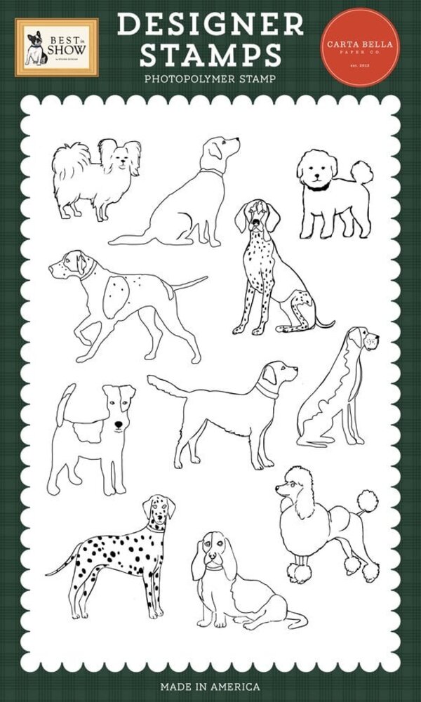 Carta Bella Best In Show Pick Your Puppy Clear Stamps (CBBIS402040) Carta Bella Best In Show Pick Your Puppy Clear Stamps (CBBIS402040)