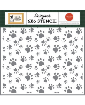 Carta Bella Best In Show My Dog Prints Stencil (CBBIS402035) Carta Bella Best In Show My Dog Prints Stencil (CBBIS402035)