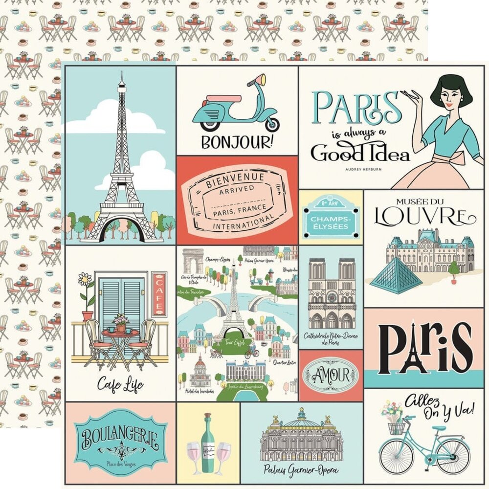Carta Bella Paris 12x12 Inch Collection Kit (CBP405016) Carta Bella Paris 12x12 Inch Collection Kit (CBP405016)