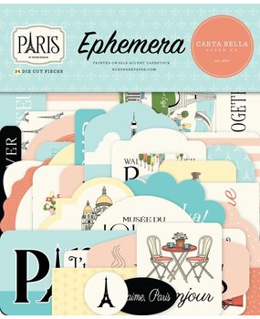 Carta Bella Paris Ephemera (CBP405024)