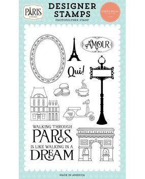 Carta Bella Paris Walking Through Paris Clear Stamps (CBP405040) Carta Bella Paris Walking Through Paris Clear Stamps (CBP405040)