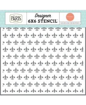 Carta Bella Paris Fleur De Lis Stencil (CBP405034) Carta Bella Paris Fleur De Lis Stencil (CBP405034)