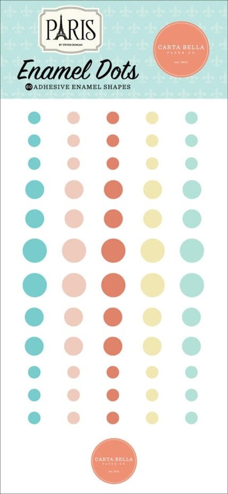 Carta Bella Paris Enamel Dots (CBP405028) Carta Bella Paris Enamel Dots (CBP405028)