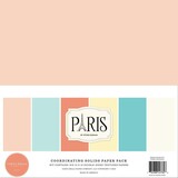 Carta Bella Paris 12x12 Inch Coordinating Solids Paper Pack (CBP405015)