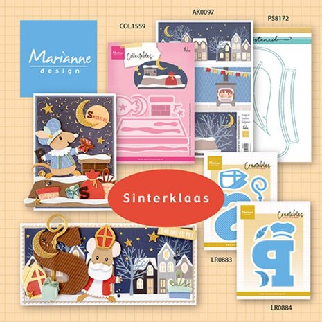 Marianne Design Craft Stencil A5 Pietenmuts (PS8172) Marianne Design Craft Stencil A5 Pietenmuts (PS8172)