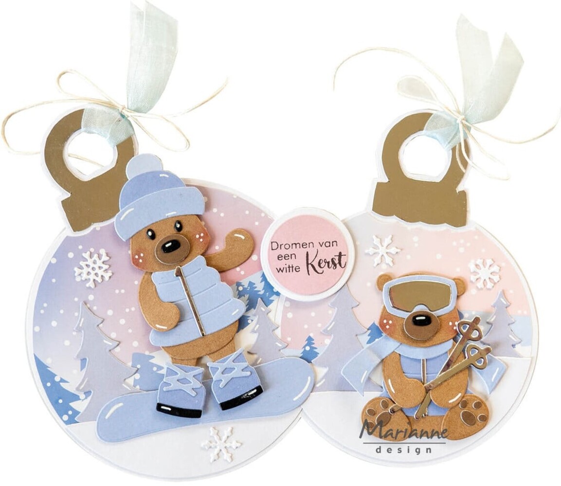 Marianne Design Craft Stencil A5 Christmas Ornaments (PS8173) Marianne Design Craft Stencil A5 Christmas Ornaments (PS8173)