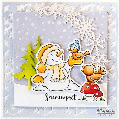 Marianne Design Craftables Background Ice Crystals (CR1677)