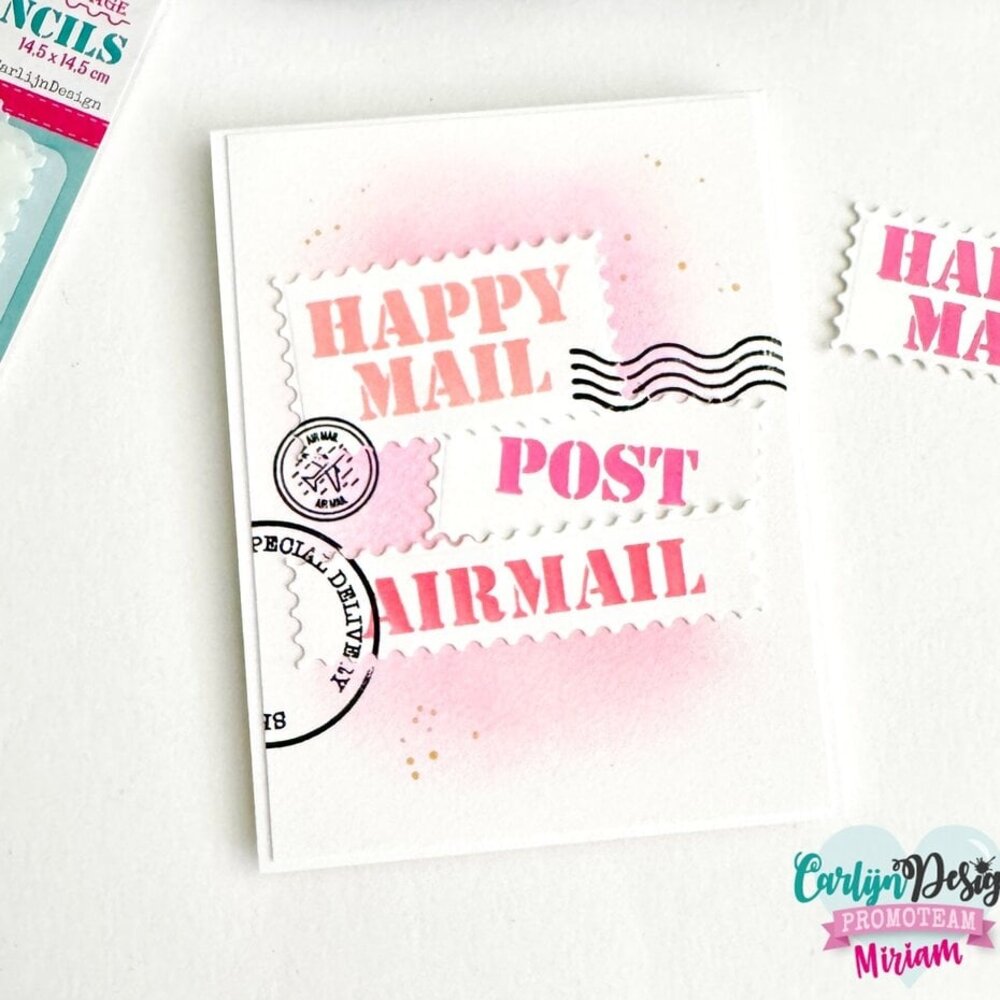 Carlijn Design Stencils Vierkant Venster Postage (CDSC-0038) Carlijn Design Stencils Vierkant Venster Postage (CDSC-0038)