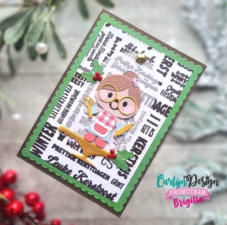 Carlijn Design Stempels A6 Vakjes Kerst (CDST-0129) Carlijn Design Stempels A6 Vakjes Kerst (CDST-0129)