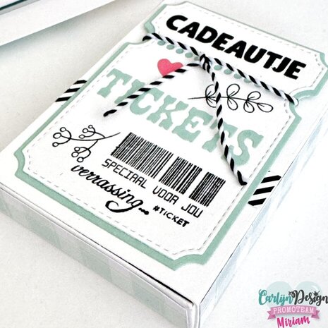 Carlijn Design Snijmallen ATC Ticket Box (CDSN-0283) Carlijn Design Snijmallen ATC Ticket Box (CDSN-0283)