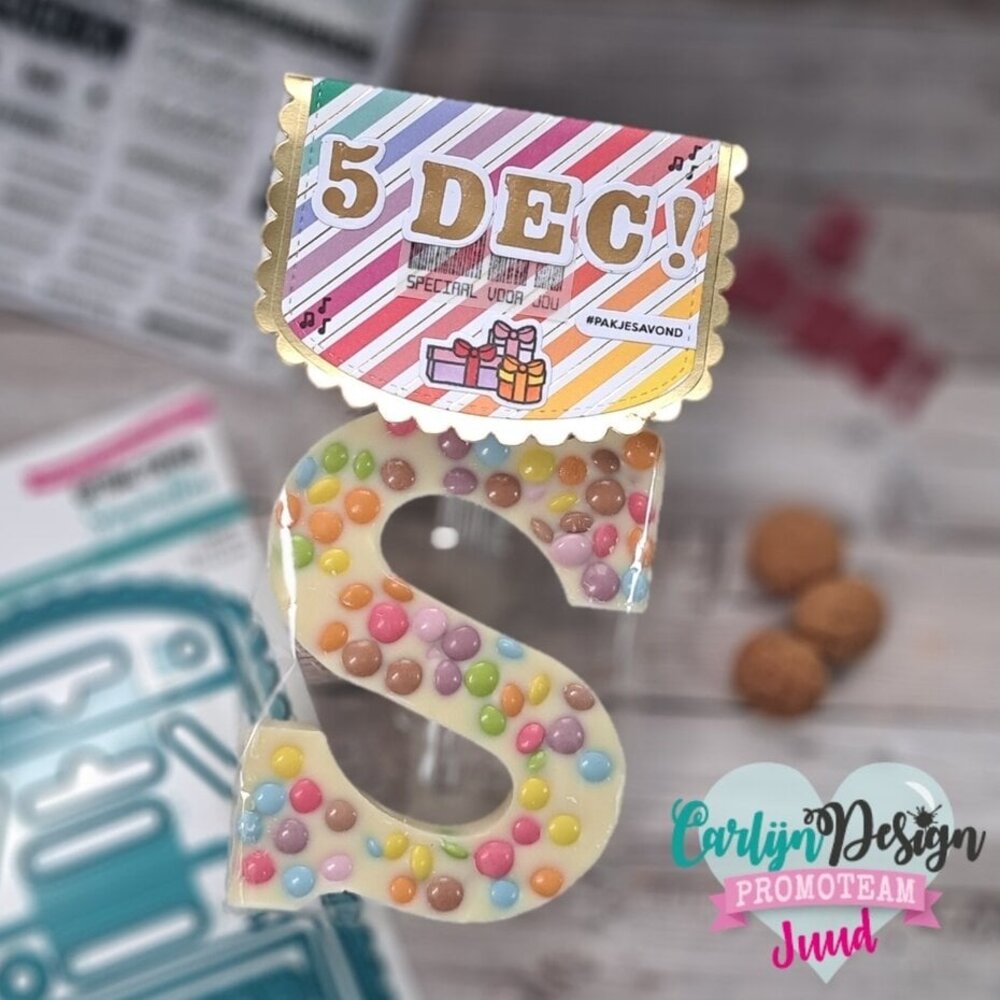 Carlijn Design Hot Foil Alfabet Chocoladeletters (CDHF-0060)