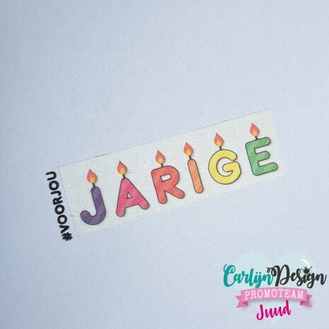 Carlijn Design Washi Tape Verjaardagspost Kaarsjes (CDWT-0007)