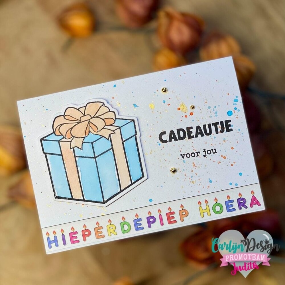 Carlijn Design Washi Tape Verjaardagspost Kaarsjes (CDWT-0007)