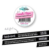 Carlijn Design Washi Tape Verjaardagspost Holo (CDWT-0008)