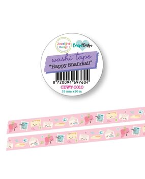 Carlijn Design Washi Tape Stork Happy Mail (CDWT-0010) Carlijn Design Washi Tape Stork Happy Mail (CDWT-0010)