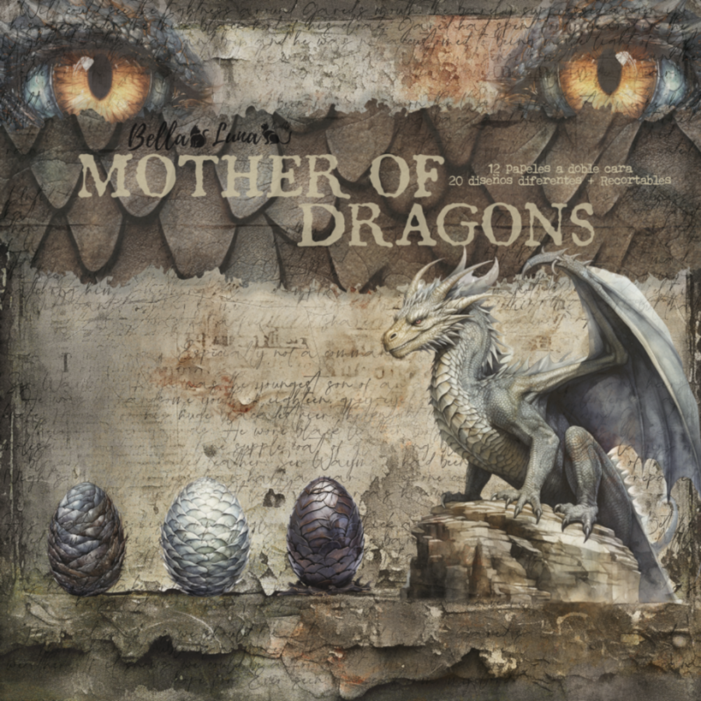 Bella Luna Crafts Mother Of Dragons 8x8 Inch Collection Pack