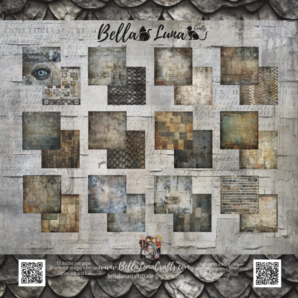 Bella Luna Crafts Walkers Basics 12x12 Inch Collection Pack
