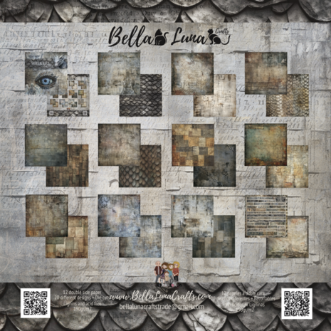 Bella Luna Crafts Walkers Basics 12x12 Inch Collection Pack