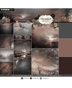 Studio Light Cherished Memories 8x8 Inch Background Paper Pad (SL-CM-DPP265) Studio Light Cherished Memories 8x8 Inch Background Paper Pad (SL-CM-DPP265)