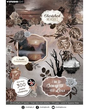 Studio Light Cherished Memories A5 Die-Cut Paper Pad (SL-CM-DCPP264) Studio Light Cherished Memories A5 Die-Cut Paper Pad (SL-CM-DCPP264)