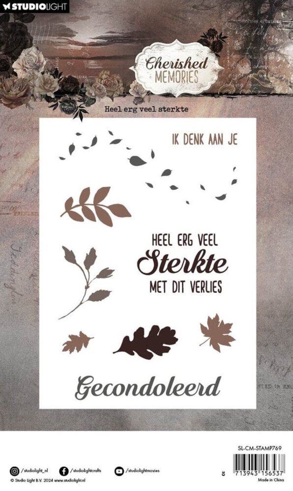 Studio Light Cherished Memories Clear Stamp Heel Erg Veel Sterkte (SL-CM-STAMP769) Studio Light Cherished Memories Clear Stamp Heel Erg Veel Sterkte (SL-CM-STAMP769)