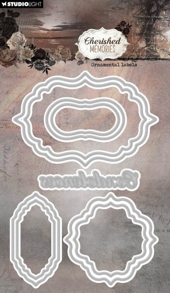 Studio Light Cherished Memories Snijmal Ornamental Labels (SL-CM-CD944)