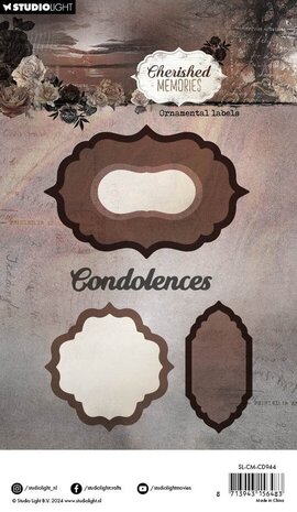 Studio Light Cherished Memories Snijmal Ornamental Labels (SL-CM-CD944)