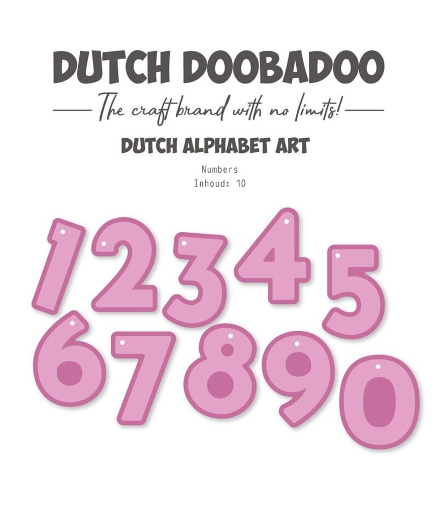 Dutch Doobadoo Dutch Alphabet Art A6 Numbers (470.784.347) Dutch Doobadoo Dutch Alphabet Art A6 Numbers (470.784.347)