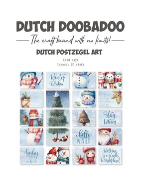 Dutch Doobadoo Dutch Postzegel Art A6 Cold Days (474.007.049) Dutch Doobadoo Dutch Postzegel Art A6 Cold Days (474.007.049)