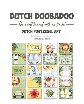 Dutch Doobadoo Dutch Postzegel Art A6 Welcome to the Jungle (474.007.050) Dutch Doobadoo Dutch Postzegel Art A6 Welcome to the Jungle (474.007.050)